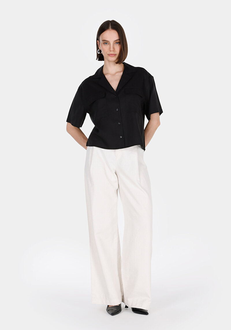 Зображення Сорочка З Коротким Рукавом Жіноча Чорна Cl1074532