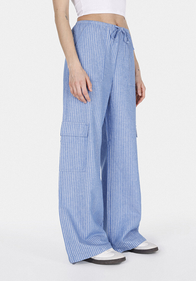 Показати інформацію про Брюки Жіночі Блакитні  Cl1075035