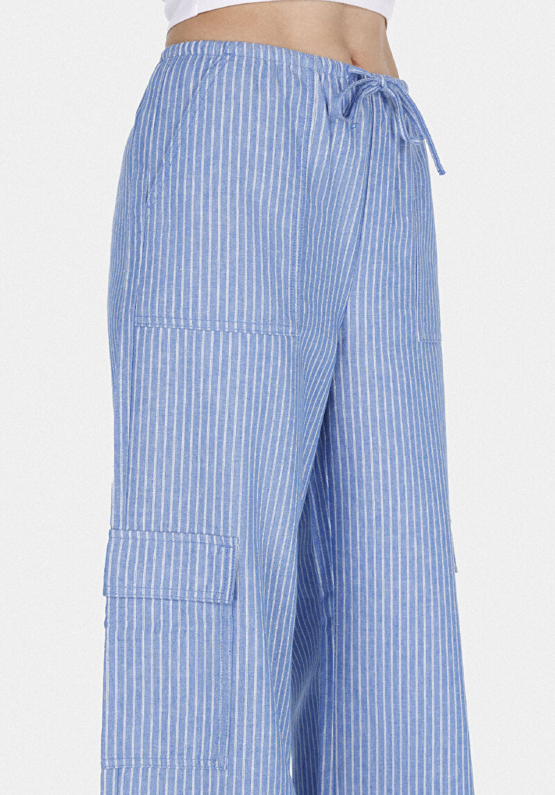 Показати інформацію про Брюки Жіночі Блакитні  Cl1075035