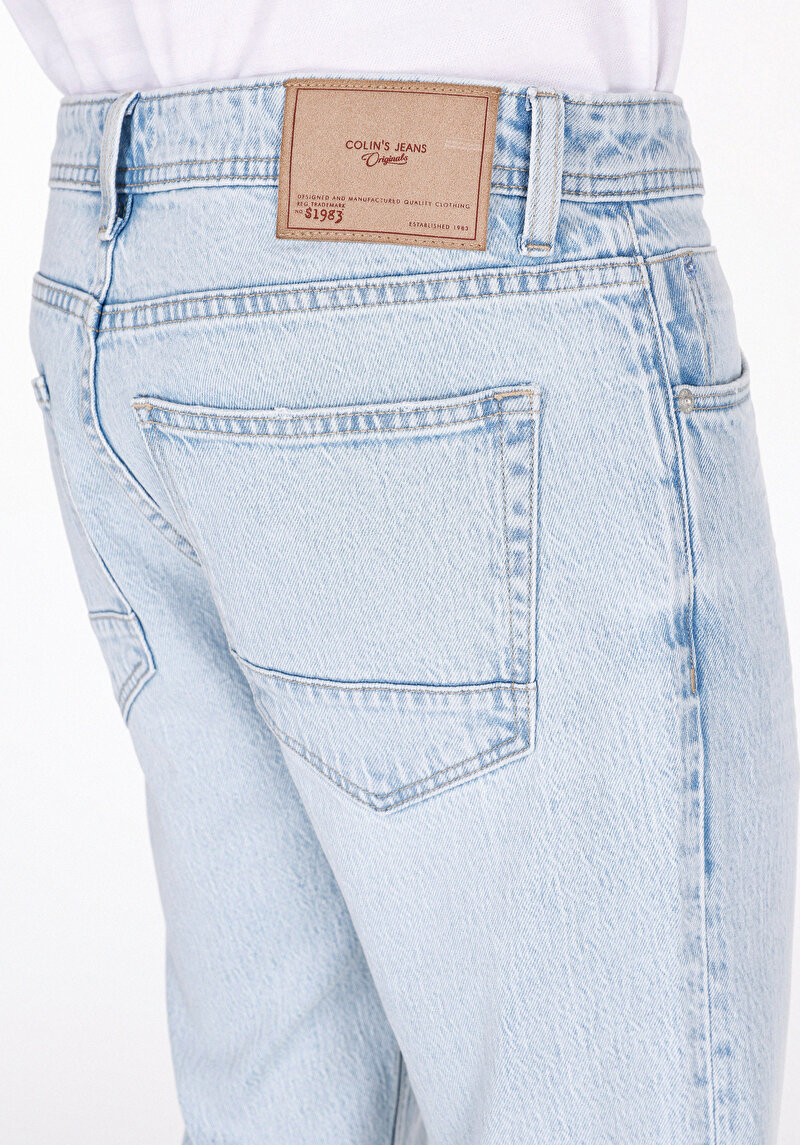 Показати інформацію про 044 Karl Джинси Чоловічі Блакитні Прямого Крою Cl1074739