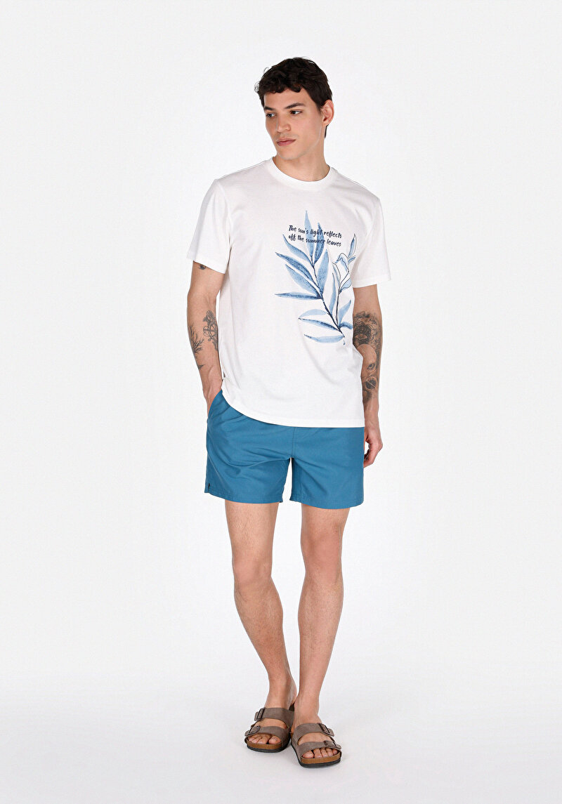 Зображення Шорти Пляжні Чоловічі Блакитні Cl1075081