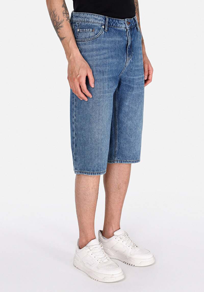 Показати інформацію про Шорти Чоловічі Блакитні  Cl1075176