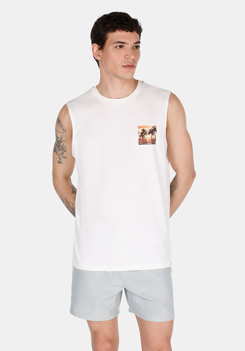 Зображення Футболка З Коротким Рукавом Чоловіча Біла  Cl1067607