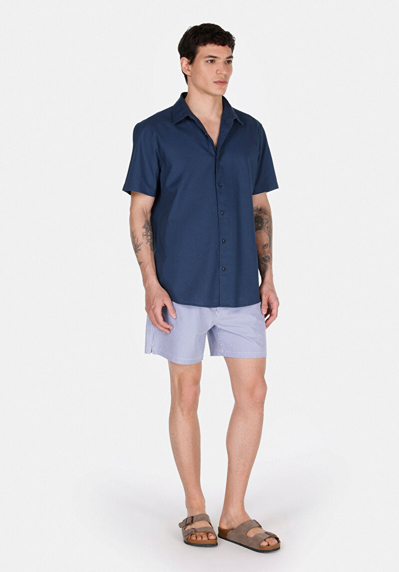 Показати інформацію про Шорти Пляжні Чоловічі Сині  Cl1072291