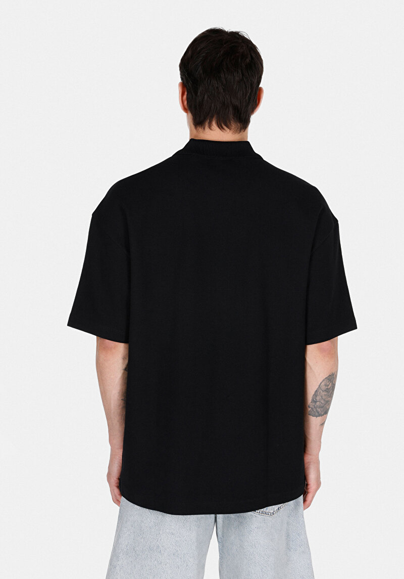 Показати інформацію про Поло З Коротким Рукавом Чоловіче Чорне  Cl1073162