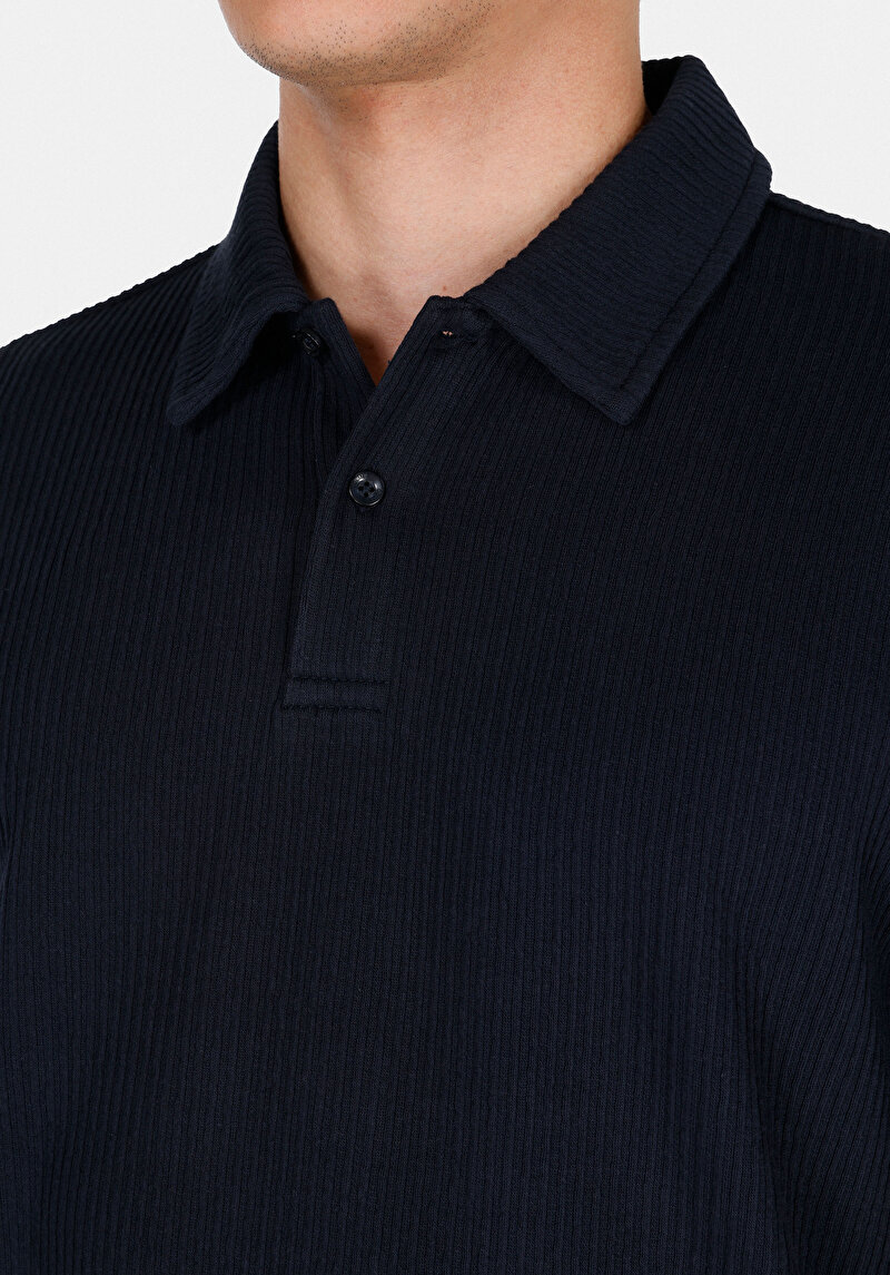 Показати інформацію про Поло З Коротким Рукавом Чоловіче Синє  Cl1073348