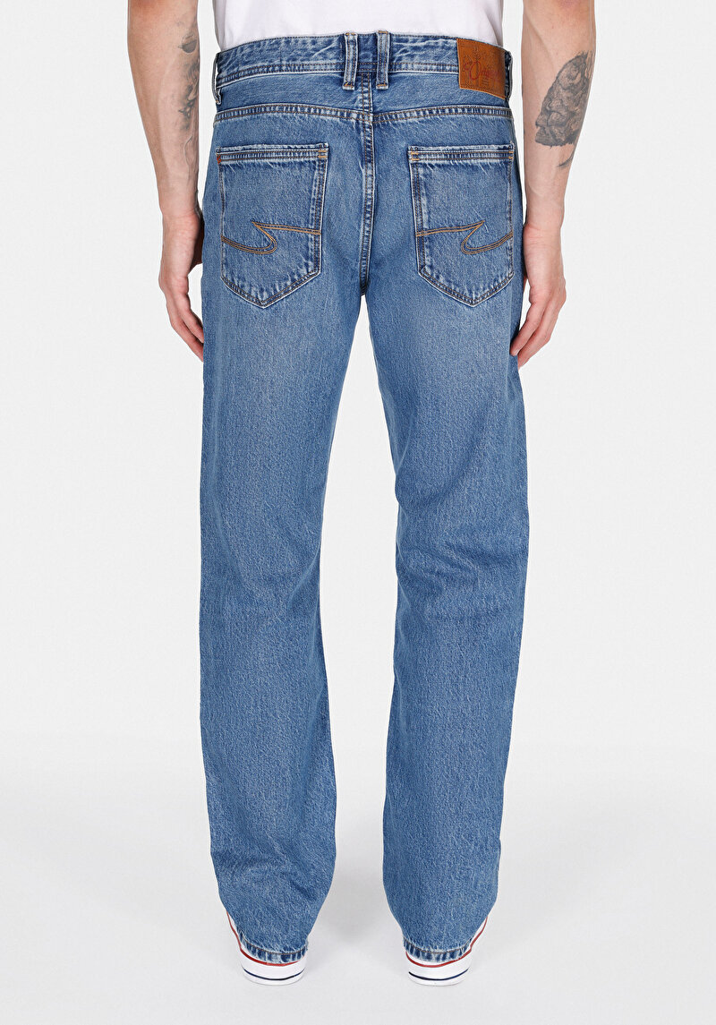 Зображення 045 David Джинси Чоловічі Блакитні Класичного Крою Cl1073396