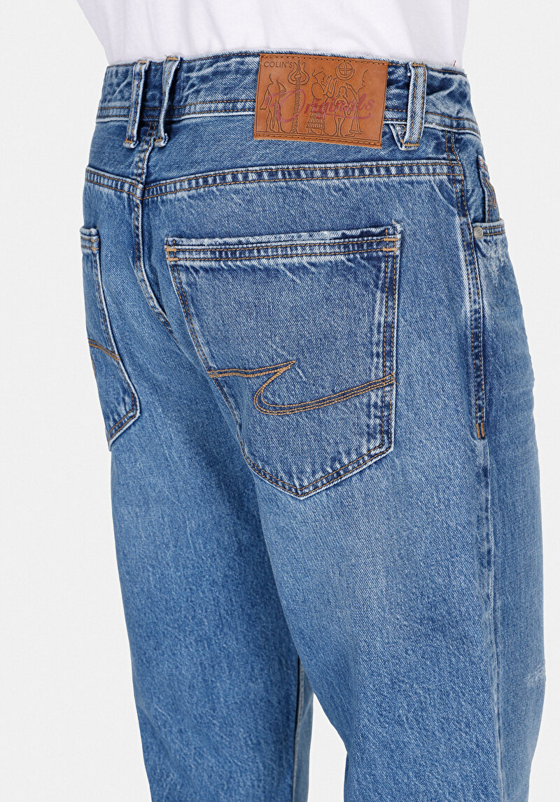 Показати інформацію про 045 David Джинси Чоловічі Блакитні Класичного Крою Cl1073396