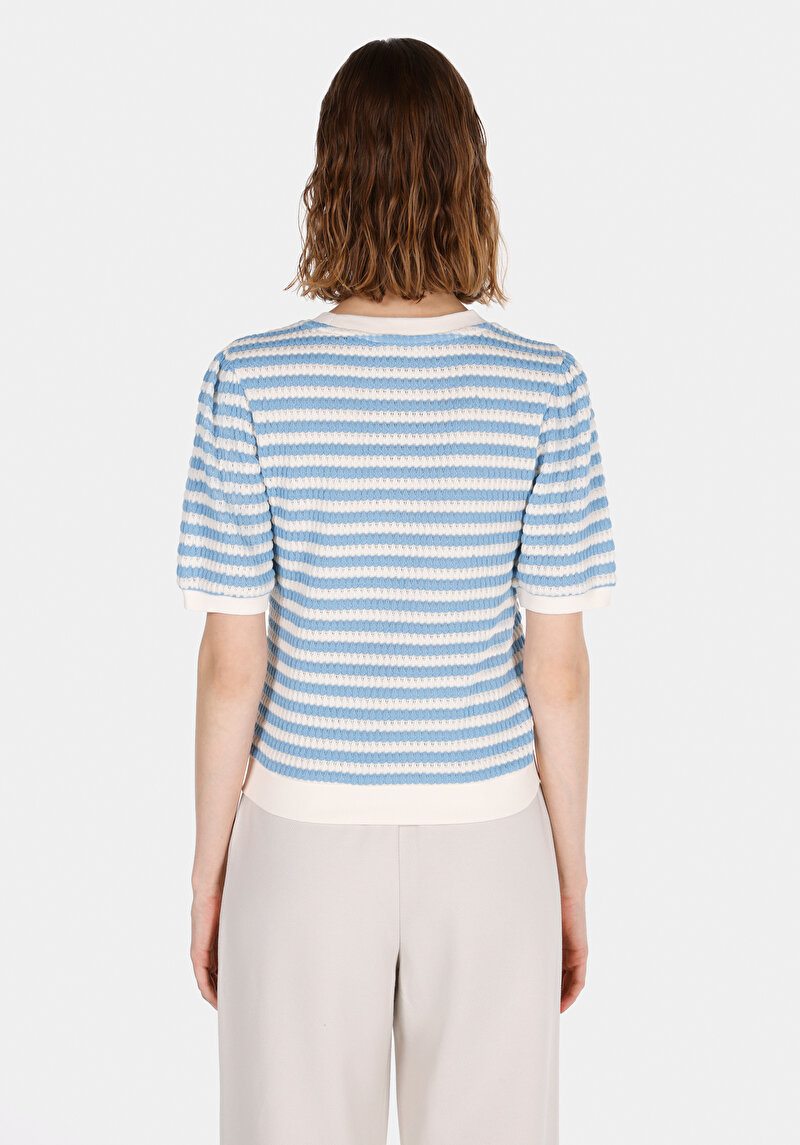 Показати інформацію про Светр Із Коротким Рукавом Жіночий Білий  Cl1073970