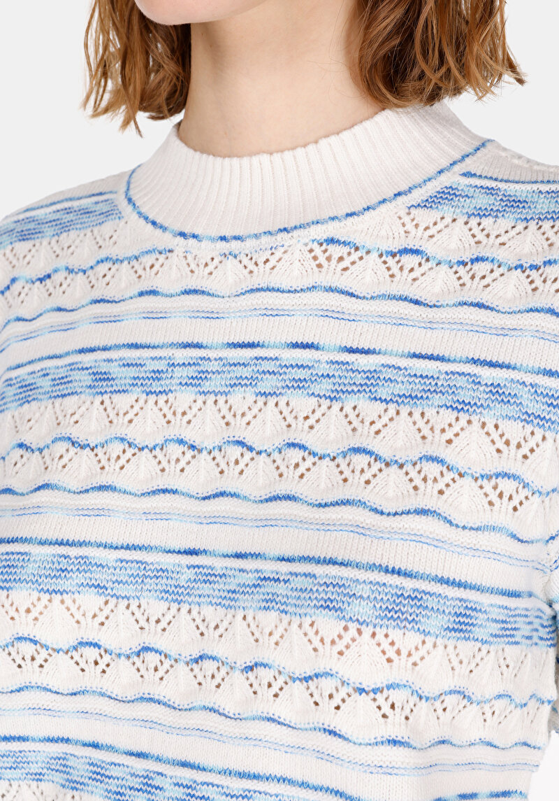 Показати інформацію про Светр Із Коротким Рукавом Жіночий Білий  Cl1073970