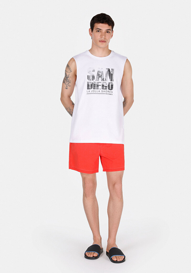 Зображення Шорти Пляжні Чоловічі Червоні  Cl1074688