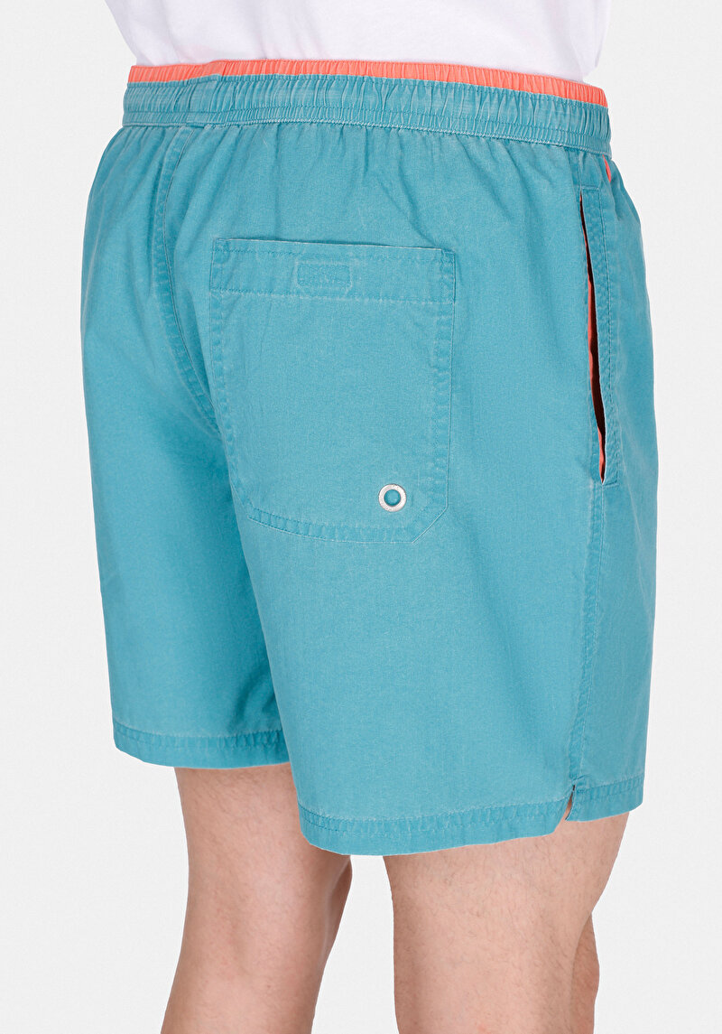 Показати інформацію про Шорти Пляжні Чоловічі Блакитні  Cl1074688