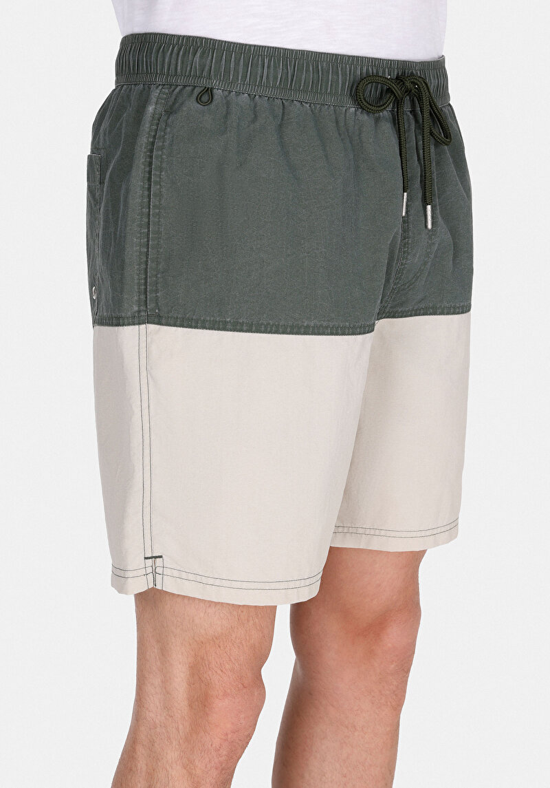 Показати інформацію про Шорти Пляжні Чоловічі Зелені  Cl1074690