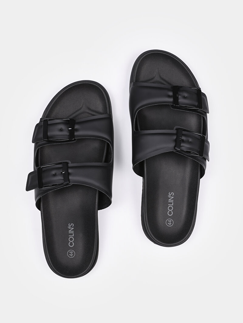 Зображення Шльопанці Чоловічі Чорні  Cl1075008