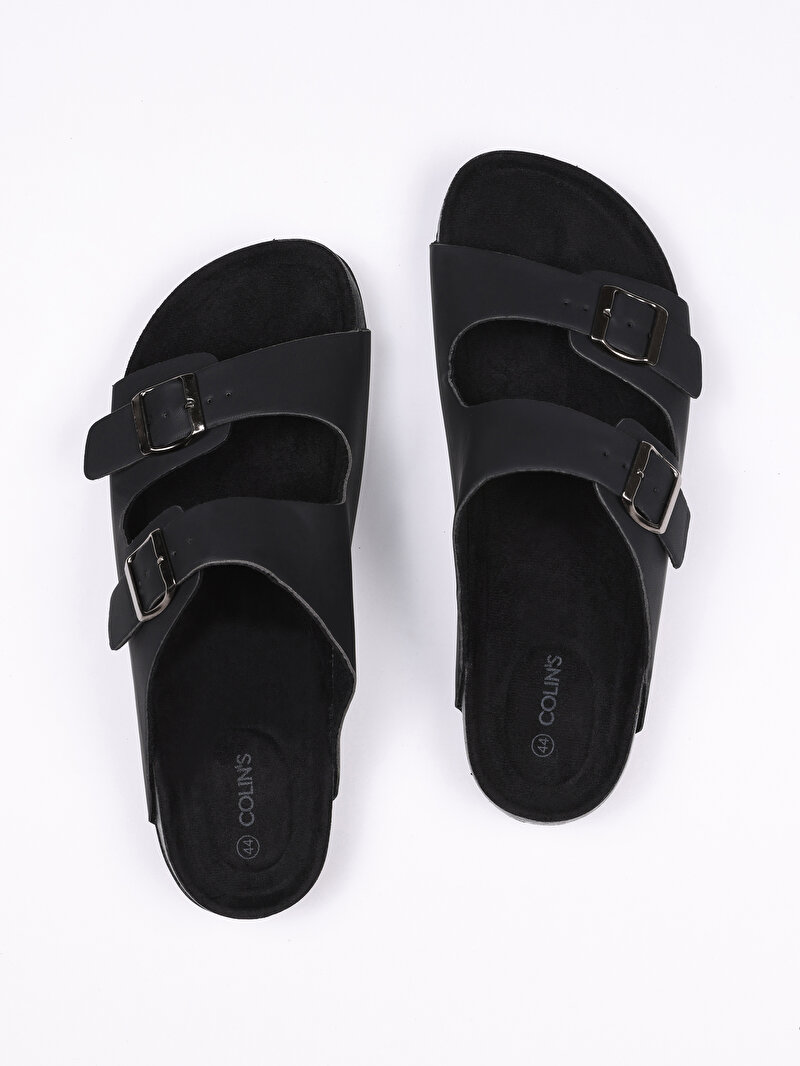 Зображення Шльопанці Чоловічі Чорні  Cl1075011