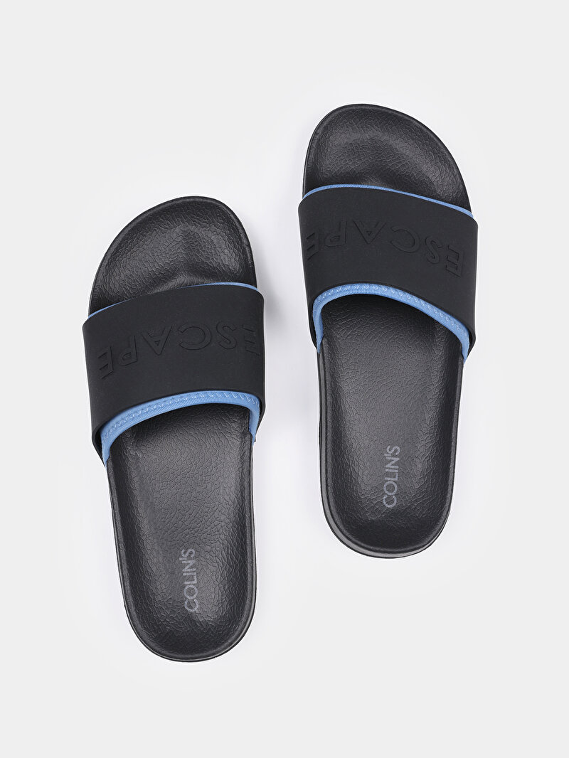 Зображення Шльопанці Чоловічі Чорні  Cl1075013