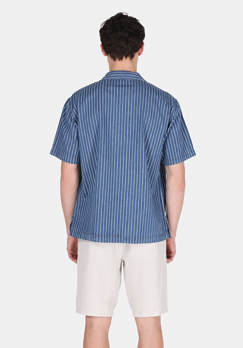 Зображення 145 Elias Сорочка З Коротким Рукавом Чоловіча Блакитна Cl1075129