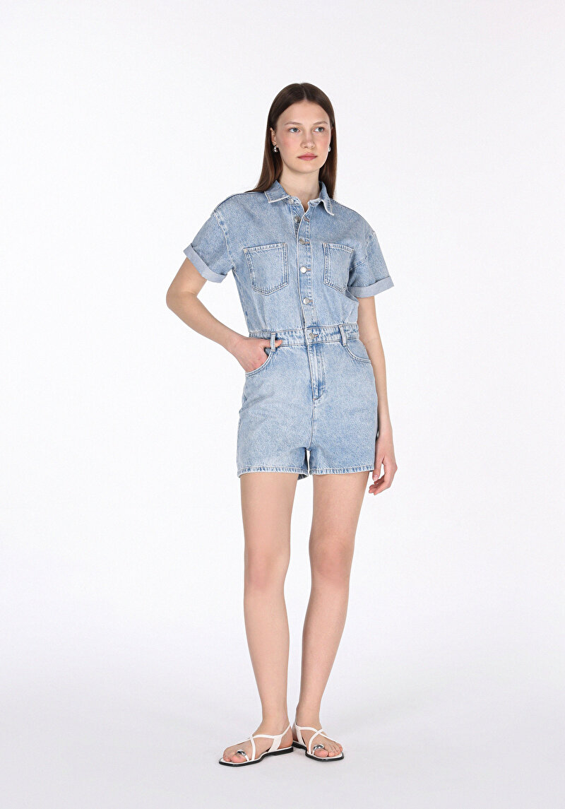 Показати інформацію про Шорти Жіночі Блакитні  Cl1074966