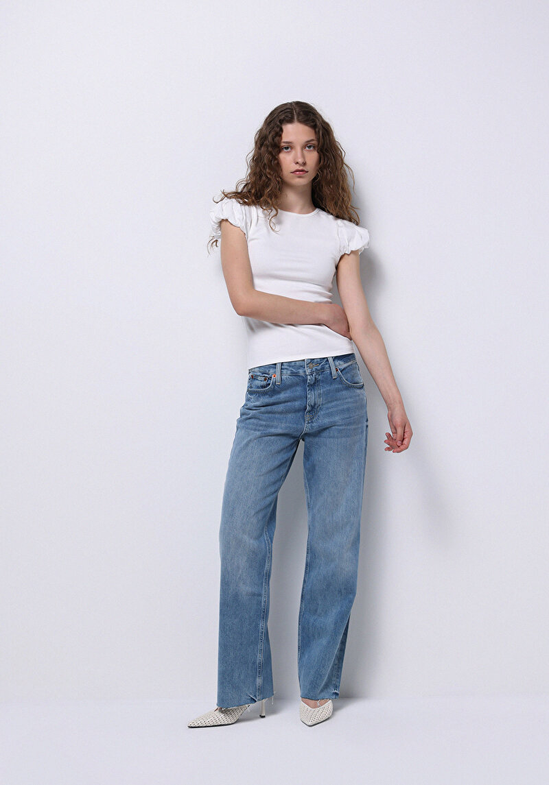 Показати інформацію про Блуза З Коротким Рукавом Жіночий Біла  Cl1072542