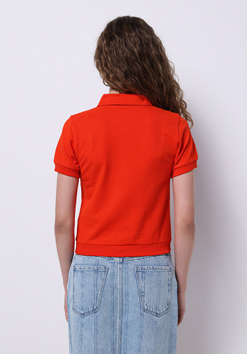 Показати інформацію про Поло З Коротким Рукавом Жіноче Червоне  Cl1074602