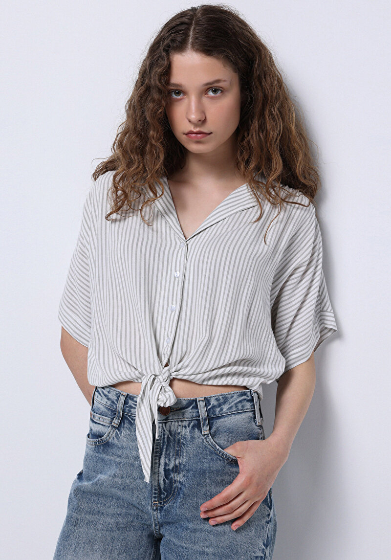 Зображення Сорочка З Коротким Рукавом Жіноча Зелена  Cl1074646