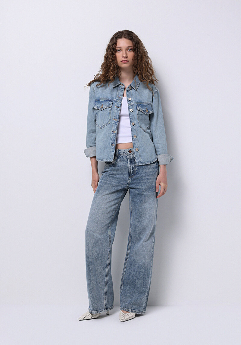 Зображення 480 Bovary Сорочка З Довгим Рукавом Жіноча Блакитна Cl1074972