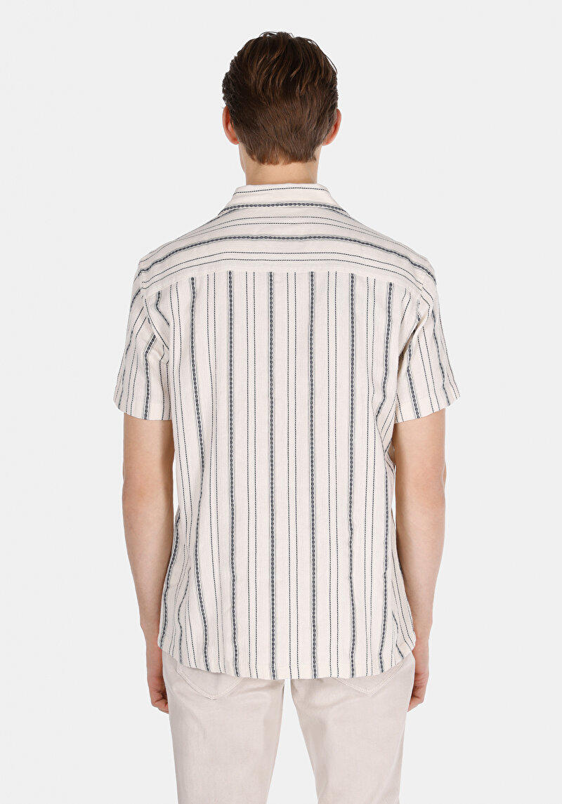 Зображення Сорочка З Коротким Рукавом Чоловіча Бежева Cl1072877