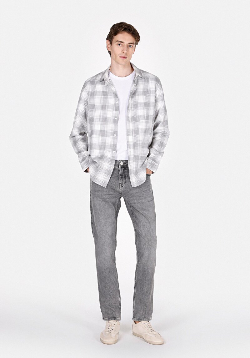 Зображення 044 Karl Джинси Чоловічі Чорні Прямого Крою Cl1072978