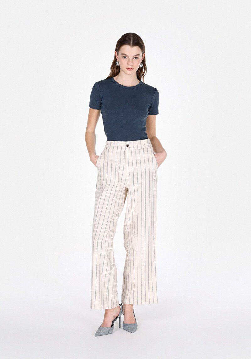 Показати інформацію про Блуза З Коротким Рукавом Жіночий Блакитна  Cl1073924