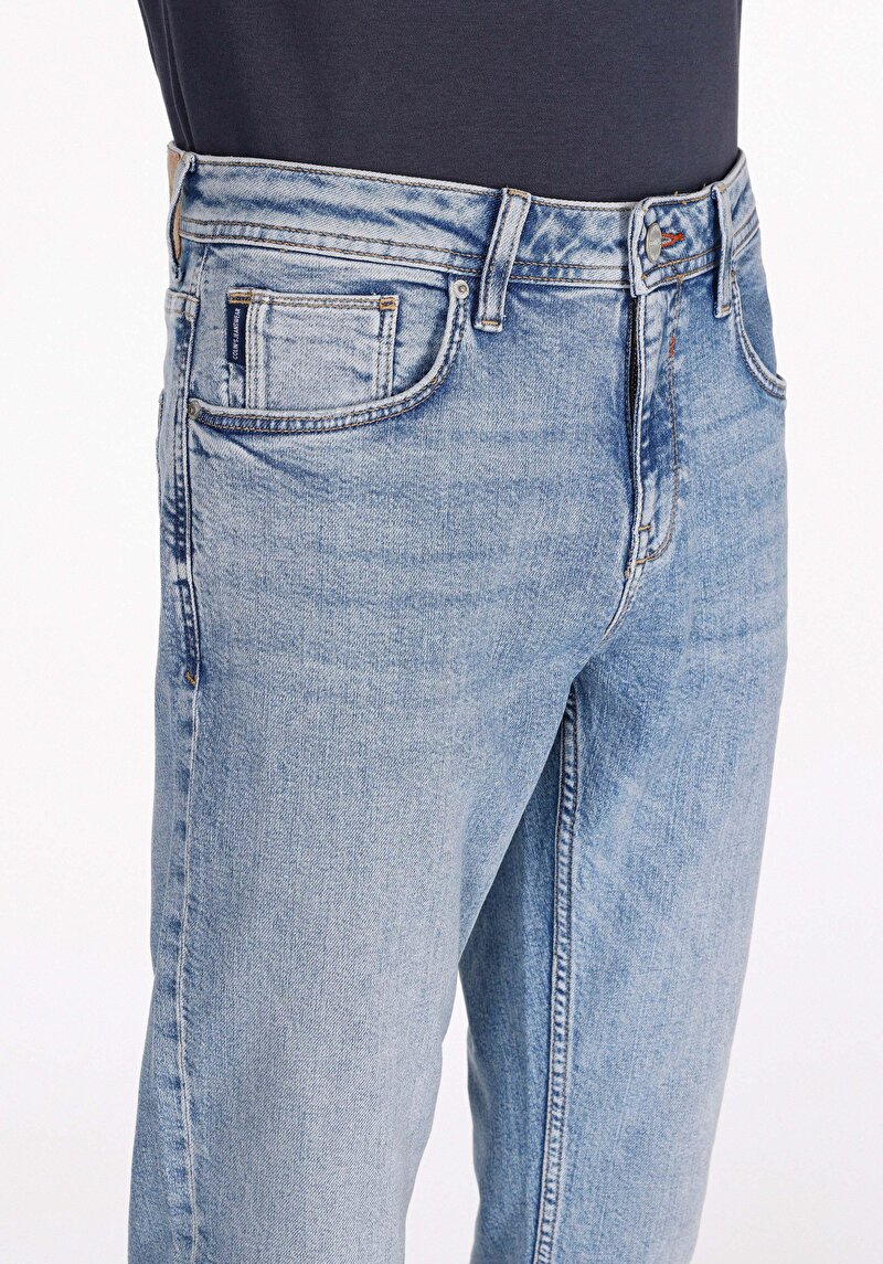 Показати інформацію про 044 Karl Джинси Чоловічі Блакитні Прямого Крою Cl1072980