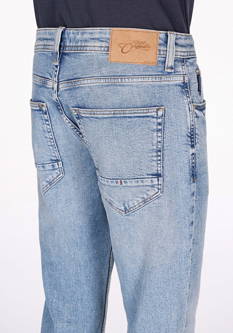 Показати інформацію про 044 Karl Джинси Чоловічі Блакитні Прямого Крою Cl1072980