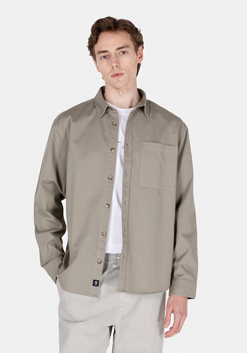 Зображення Сорочка З Довгим Рукавом Чоловіча Зелена Cl1073012