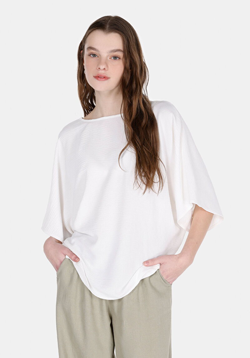 Зображення Сорочка З Коротким Рукавом Жіноча Біла  Cl1073374