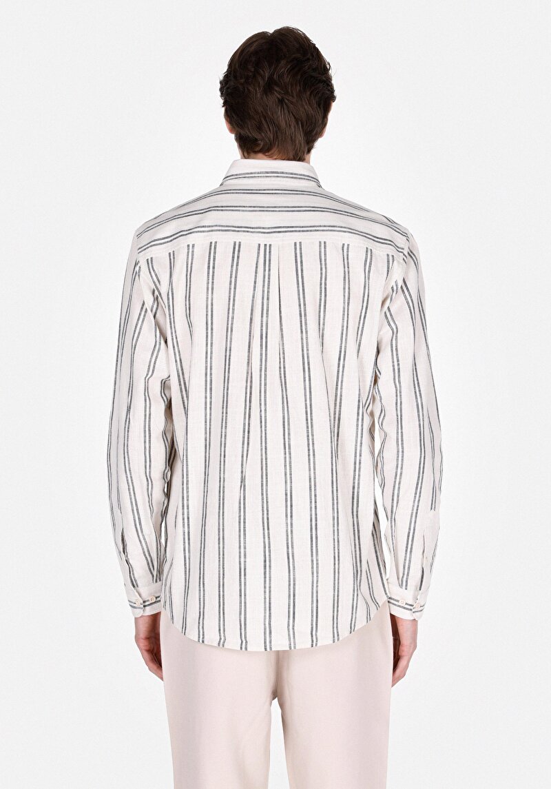 Зображення Сорочка З Довгим Рукавом Чоловіча Бежева Cl1071904