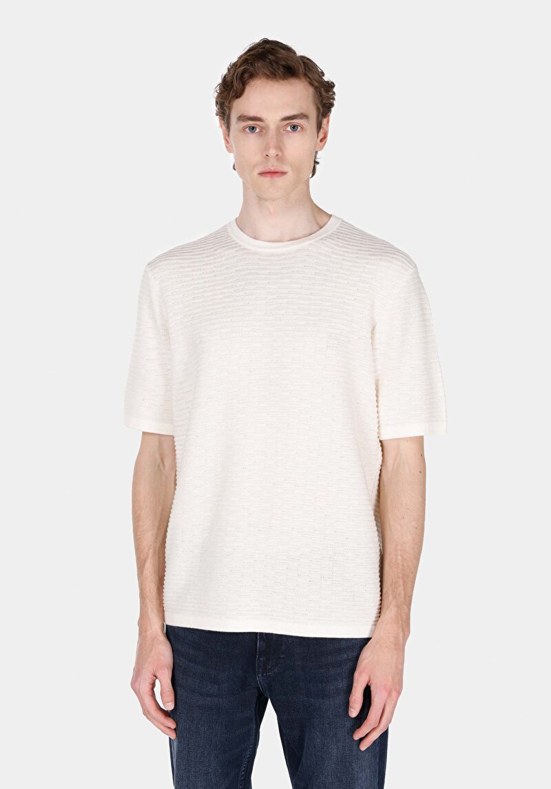 Зображення Светр Із Коротким Рукавом  Білий  Cl1073996