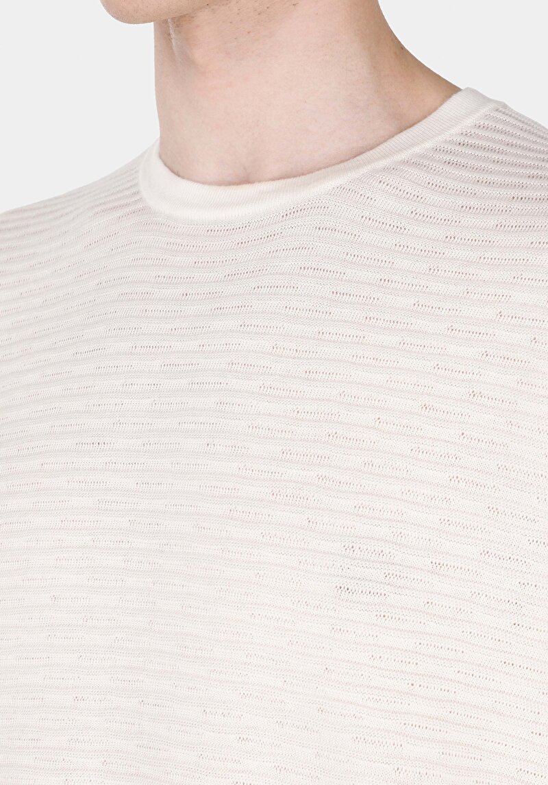 Показати інформацію про Светр Із Коротким Рукавом  Білий  Cl1073996