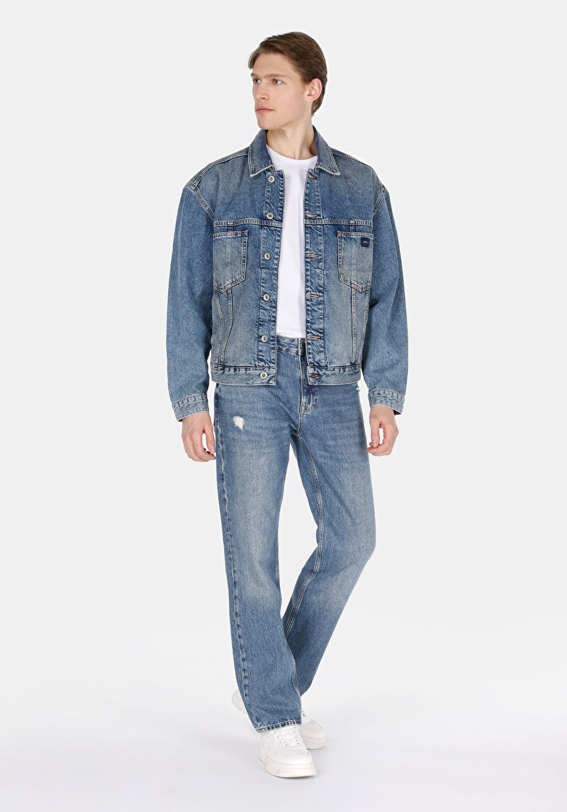 Показати інформацію про 139 Rico Піджак Чоловічий Блакитний  Cl1073476