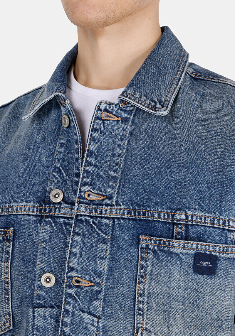 Показати інформацію про 139 Rico Піджак Чоловічий Блакитний  Cl1073476