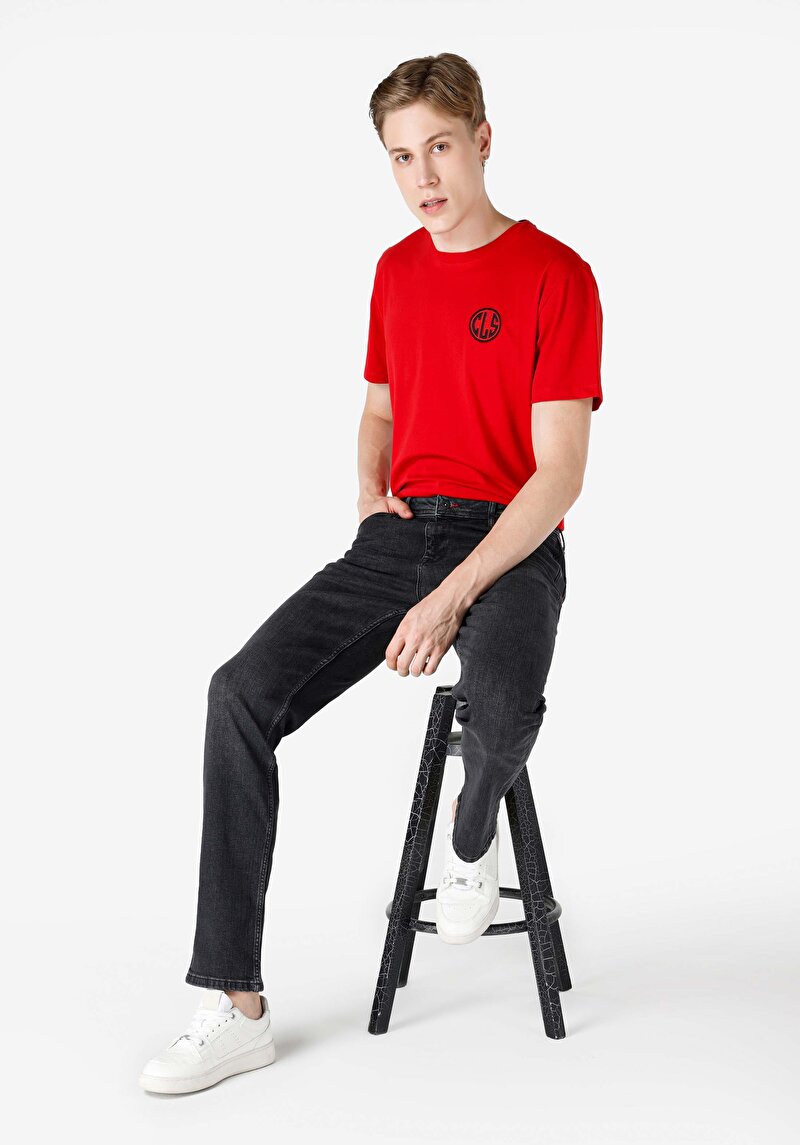 Зображення 045 David Джинси Чоловічі Чорні Класичного Крою Cl1066457