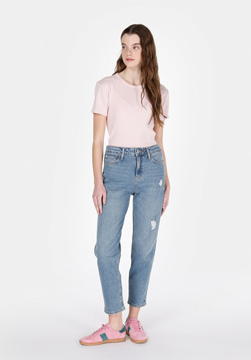 Зображення 896  Maria Джинси Жіночі Блакитні  Cl1073516