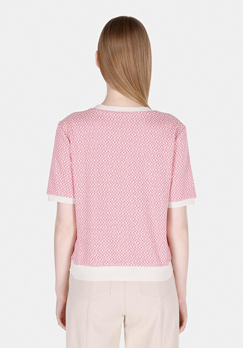 Показати інформацію про Светр Із Коротким Рукавом Жіночий Рожевий  Cl1073198
