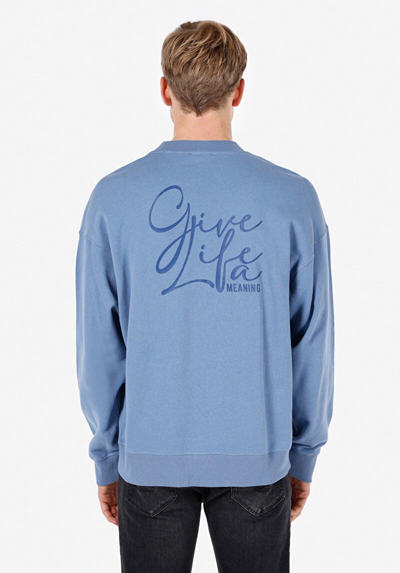 Показати інформацію про Толстовка Чоловіча Блакитна  Cl1072087