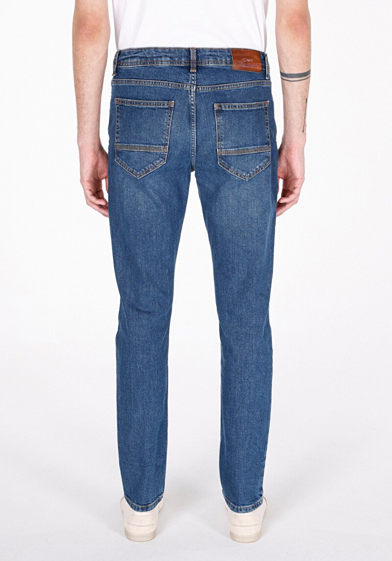 Зображення 044 Karl Джинси Чоловічі Блакитні Прямого Крою Cl1072225