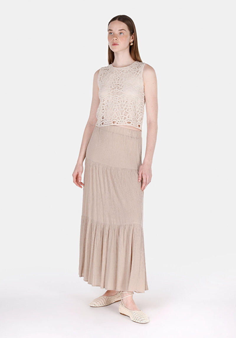 Показати інформацію про Спідниця Жіноча Бежева  Cl1074672