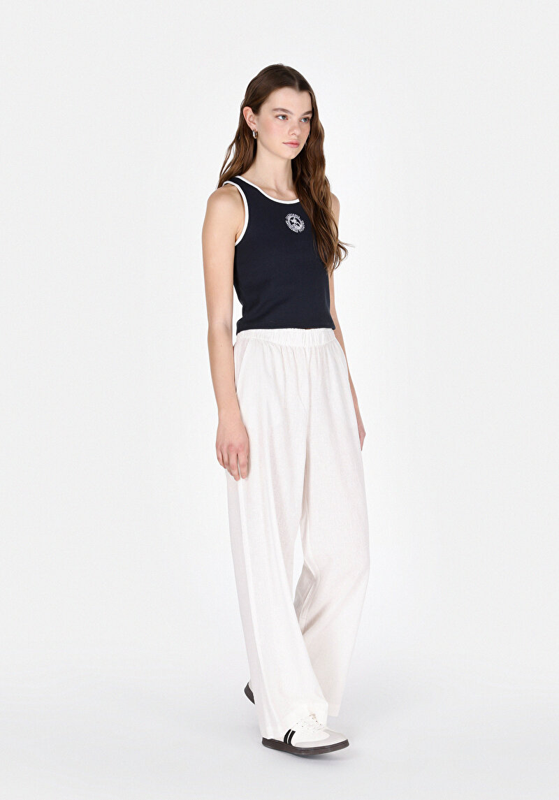 Показати інформацію про Брюки Жіночі Білі  Cl1074805