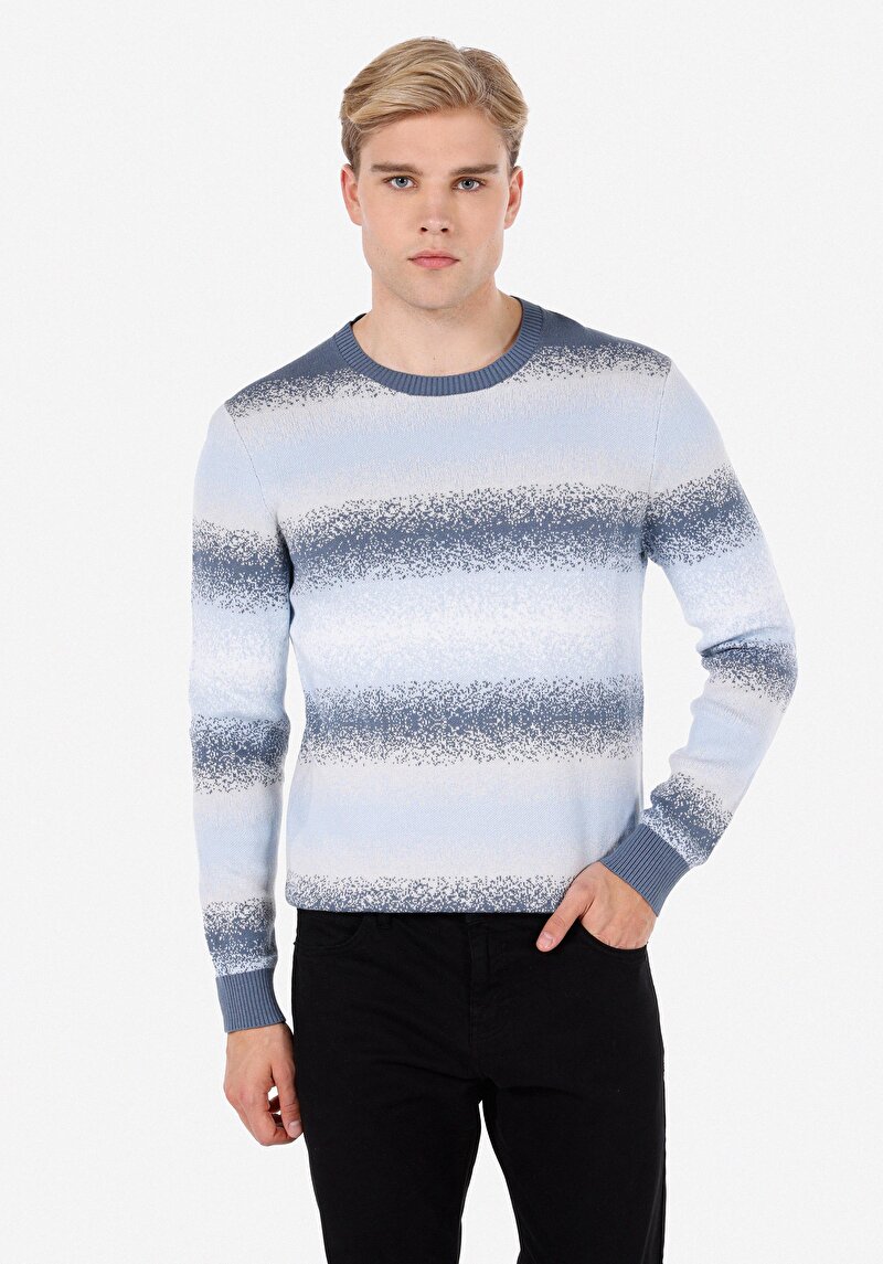 Зображення Светр Чоловічий Блакитний  Cl1072416