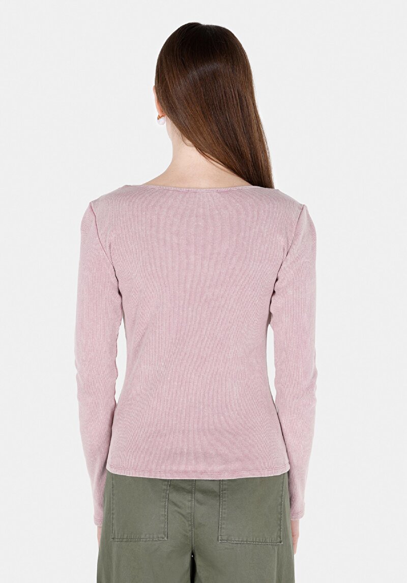 Показати інформацію про Блуза З Довгим Рукавом Жіноча Рожева  Cl1072548