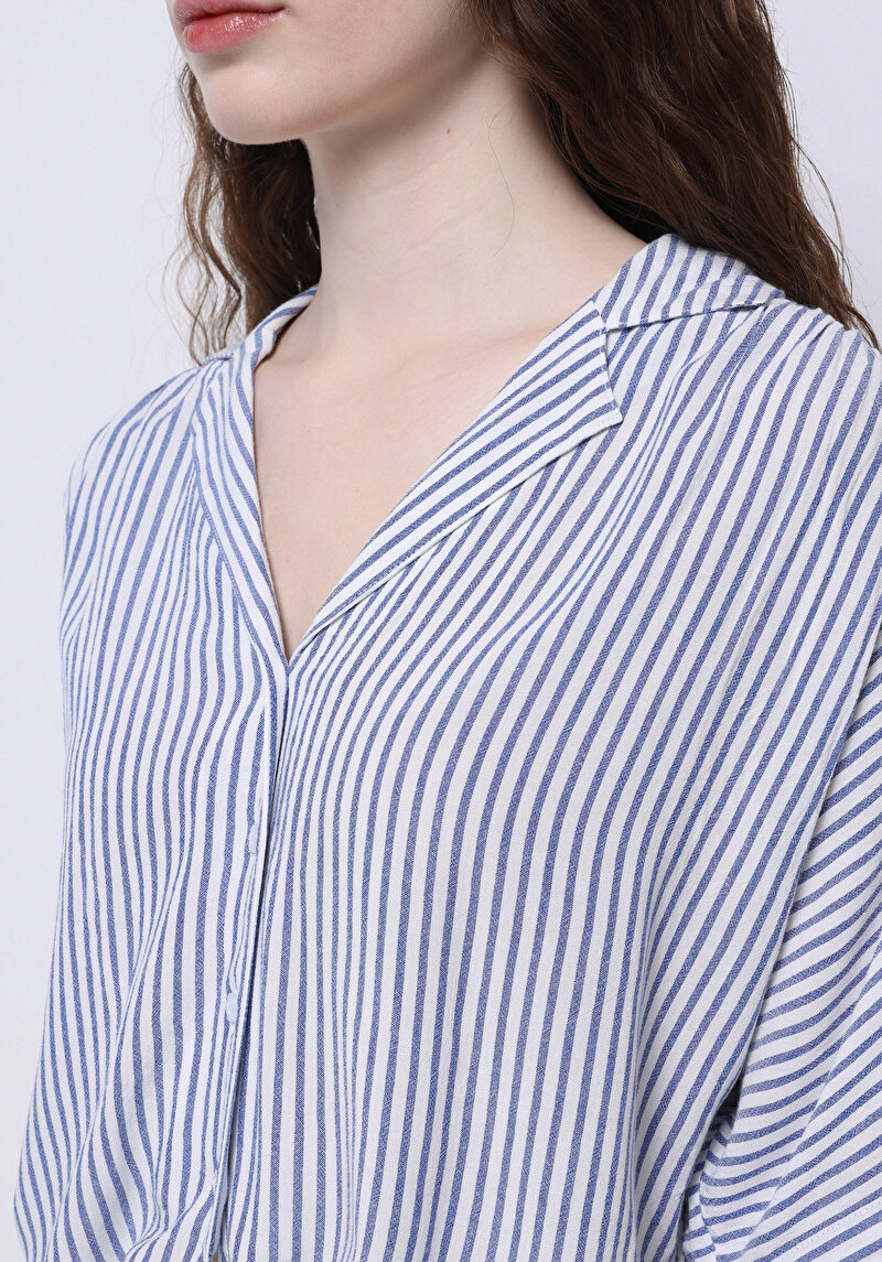 Зображення Сорочка З Коротким Рукавом Жіноча Блакитна Cl1074646