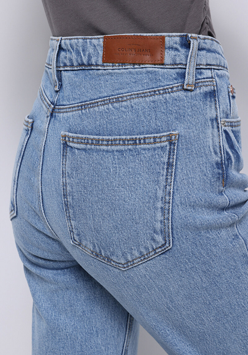 Показати інформацію про 793 Monica Джинси Жіночі Блакитні Класичного Крою Cl1075025