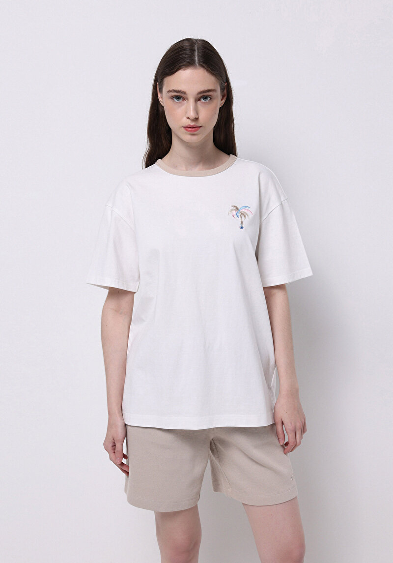 Зображення Футболка З Коротким Рукавом Жіноча Біла  Cl1073922